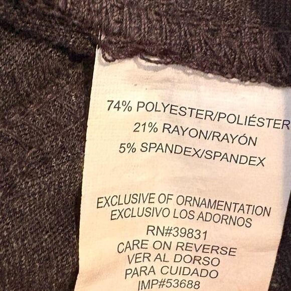 Jolt Black And Gray Pants Size 5 - Picture 7 of 8